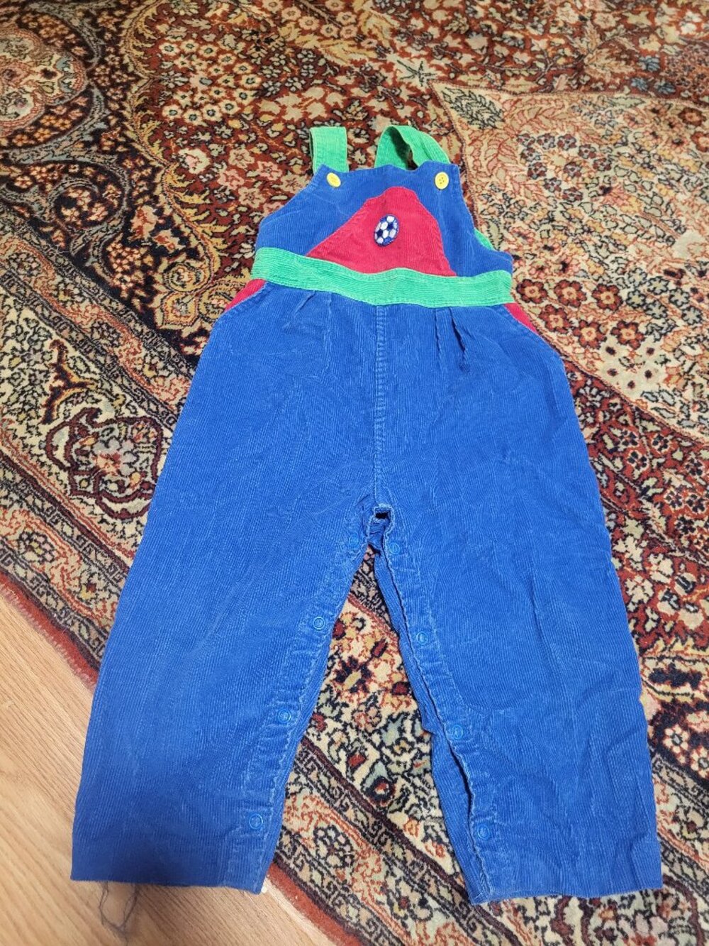 Vintage Cordoroy 70's Jumpsuit by Kitestrings Size 3T